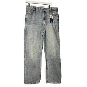 Bershka Victoria High Waist Straight Denim Jeans Eur 42 Us 10